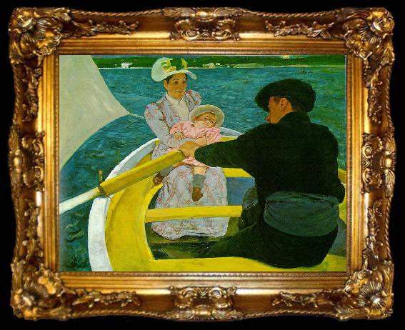framed  Mary Cassatt The Boating Party, ta009-2